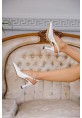 Ester Beyaz Cilt Topuklu Ayakkabı